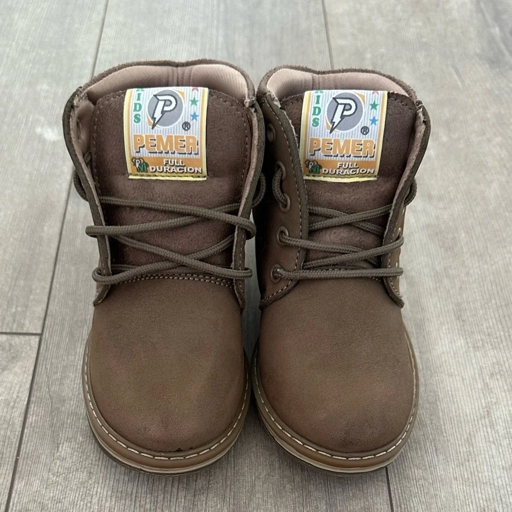 Vintage 90s Toddler Boy Boots EUC Size 4 Hand Crafted